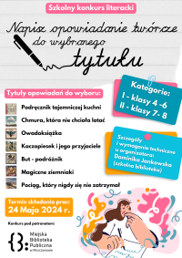 Szkolny konkurs literacki